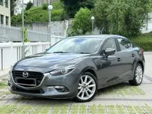 2017 Mazda 3 2.0 SKYACTIV-G High Sedan WARRANTY / PADDLE SHIFT / LEATHER SEAT / GOOD CONDITION / REVERSE CAM