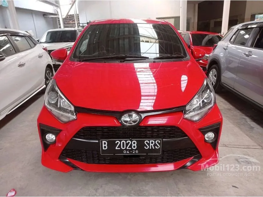 Jual Mobil Toyota Agya 2021 G 1.2 di Banten Automatic Hatchback Merah Rp 134.900.000