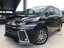 2016 TOYOTA VELLFIRE ZG SPEC 2.5L UNREGISTER JAPAN EDITION WITH ALPINE FRONT MONITOR