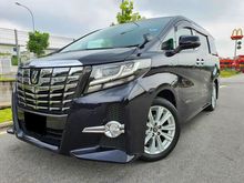 TrueYr 16/18 Toyota ALPHARD S 2.5 FOC INSTALMNT
