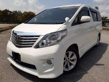 2010 Toyota Alphard 2.4 (A) G 240 2 POWER DOOR 8 SEATER PUSH START TIPTOP CAR