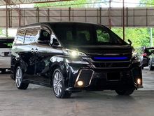 2017 Toyota Vellfire 2.5 Z Golden Eyes (A) MILEAGE ONLY 26,000KM ! 90% LIKE NEW CAR ! MCO OFFER