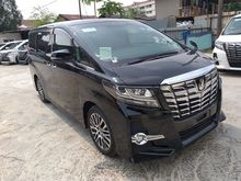 2016 Toyota Alphard 2.5 G SC JBL SOUND SYSTEM FULL LEATHER SEAT HIGH SPEC UNREG16
