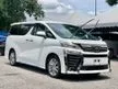 Recon 2021 Toyota Vellfire 2.5 Z Golden Eyes/Z-A -5A GRADE,LOW MILEAGE,POWER BOOT,PRICE NEGO TILL LET GO. - Cars for sale