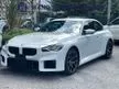Recon 2023 BMW M2 3.0L *Unreg *5A condition *Highest spec *Nego until let go *Original report