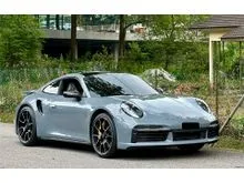 2023 Porsche 911 3.7 Turbo S Coupe FullyLoaded Warranty2027 FreeService LocalSpec MatteCarbon
