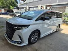 2024 Toyota Alphard 2.5 Z SUNROOF/MODELISTA BODYKIT/GRD4.5/18K KM MILEAGE/DIM/BSM/UNREG24