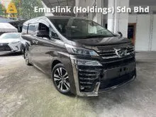 2018 Toyota Vellfire 2.5 ZG 7Seat 360View 3LED Light DIM BSM System Push Start Engine 7Speed