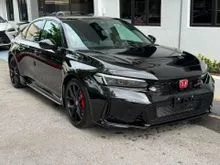 2025 [TAX INCLUDED] Honda Civic 2.0 FL5 Type R [RACING BLACK EDITION] Grade 5A as like new car [mileage 1,700 km] jpn unreg