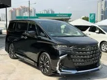 2024 Toyota Alphard 2.5 Executive Lounge MPV JBL / GRADE 5A / MODELLISTA BODYKIT / FULL LOADED