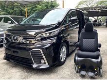 2017 Toyota Vellfire 2.5 Z with Detachable Wheel Chair - JBL & Pre Crash