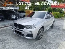 2015 BMW X4 2.0 xDrive28i M Sport SUV (LOAN KEDAI / LOAN BANK / LOAN CREDIT)