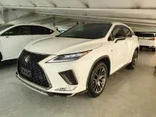 2022 LEXUS RX300 2.0 F-SPORT (FULL SPEC) 4WD GRADE 5A 27K KM - UNREG $ OFFER $ HURRY $