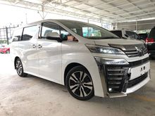 2018 Toyota Vellfire 2.5 ZG NEW FACELIFT 3 LED MPV PILOT SEAT LEATHER ROOF PRE CRASH UNREG