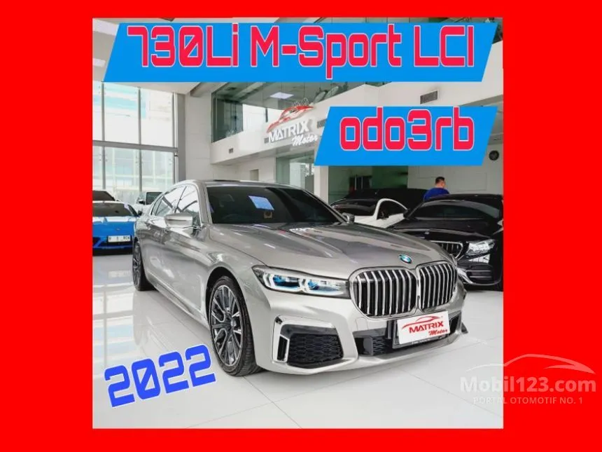 Jual Mobil BMW 730Li 2022 M Sport 2.0 di DKI Jakarta Automatic Sedan Abu