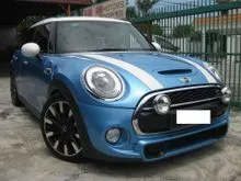 2015 MINI Cooper 2.0 S 5 Door Hatchback JCW Line Full Black Leather Interior 17 Sport Rims Paddle Shifters Well Maintained