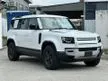Recon 2021 Land Rover Defender 2.0 110 P300 SE SUV White Meridian Leather Seat Air Suspension