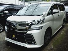 2015 TOYOTA VELLFIRE 2.5 ZG WHITE RM 247K OFFER UNREG 15