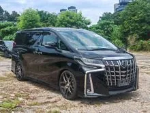 8 Seaters 2021 Toyota Alphard 2.5 S Full Alpine / ALPINE DIM / Leather Seats / BLITZ