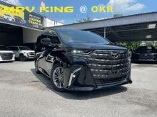 2024 Toyota Alphard 2.5 Z MPV / HUD / 360 CAMERA / MOONROOF / DIM / BSM / DIGITAL METER / SPARE TYRE / UNREG