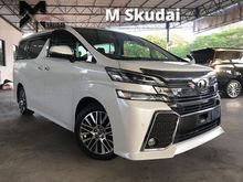 2015 Toyota Vellfire 2.5 ZG WITH SUNROOF & PRE CRASH FUNCTION