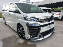 5Yrs Warranty 2018 Toyota Vellfire 2.5 ZG SUNROOF, DIM UNREG