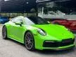 Recon 2019 Porsche 911(992) 3.0 Carrera S Coupe Green Face Speedometer, Alcantara GT Heated Steering Wheel, 20/21 RS Spyder Rims