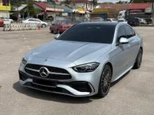 2023 Mercedes-Benz C300 2.0 AMG Line Sedan / Mileage Only 37k+ / Full Service Record / Still Under Mercedes Warranty / Ori Paint / Offer