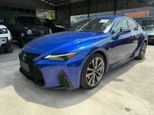2021 Lexus IS 300 2.0 F-SPORT 3 EYE BLIND SPORT 4CAM BLACK INTERIOR JAPAN SPEC UNREGS