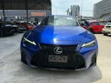2021 Lexus IS 300 2.0 F-SPORT 3 EYE BLIND SPORT 4CAM BLACK INTERIOR JAPAN SPEC UNREGS