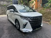 2025 Toyota Alphard 2.5 Z MPV - Modellista Body kit 2 - Roof Monitor - DIM - BSM