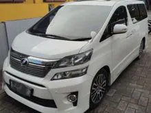 2012 Toyota Vellfire 2.4 ZG Van Wagon Alles - Double Sunroof - Power Back Door - Pilot Seat - TV Plafond - KM Antik