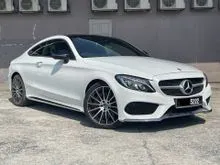 2017 Mercedes-Benz C300 2.0 AMG Line Coupe (A) 73K MILEAGE FULL SERVICE RECORD MALAYSIA SPEC