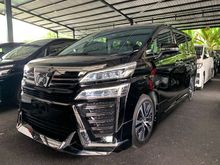 2018 Toyota Vellfire 2.5 ZG (PROMOTION PRICE) SUNROOF, JBL , 360 CAMERA , MODELLISTA BODYKIT, HOME THEATRE, LKA ,DIM ,3 POWER DOOR UNREG