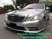 Year make 2011 Mercedes-Benz E250 (A) CGI AMG 7 Speed ON THE ROAD