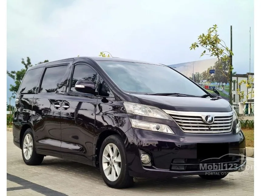 Jual Mobil Toyota Vellfire 2010 V 2.4 di DKI Jakarta Automatic MPV Ungu Rp 215.000.000