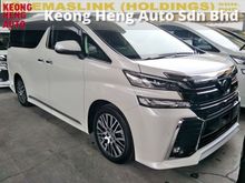 2015 Toyota Vellfire 2.5 ZG FULL SPEC ORIGINAL 360 SURROUND CAMERA JBL SYSTEM PRE CRASH STOP SYSTEM SUNROOF POWER BOOT FREE WARRANTY