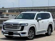 Recon 2025 Incoming Stock Toyota Land Cruiser 3.4 J300 ZX SUV White Grade 6A Low Mileage -- Car For Sale