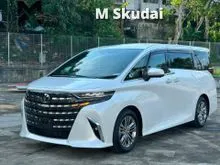 2025 Toyota Alphard 2.5 Z ADVANCE PARK SUNROOF 5A 2K KM 5YRS TOYOTA WARRANTY