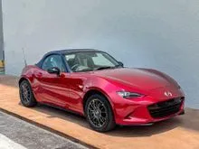 2022 Mazda Roadster 1.5 990S (M) - 4.5B, DIM, Blue Soft Top, Wedsport Rim, Brembo Brake Caliper, Pre Crash, LKA