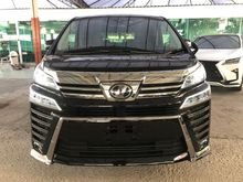 2018 Toyota Vellfire 2.5 ZG JBL,pre crash, High spec