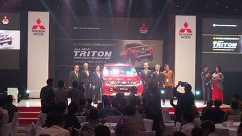 Dongkrak Penjualan, All-new Mitsubishi Triton Dirilis di depan Konsumen