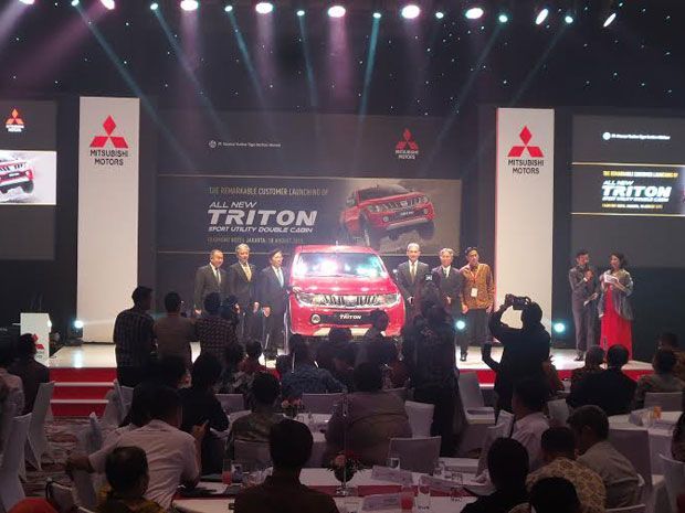 Dongkrak Penjualan, All-new Mitsubishi Triton Dirilis di depan Konsumen