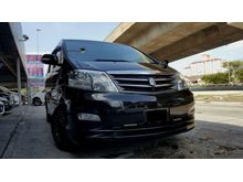 Toyota Alphard 2.4 NEW FACELIFT 2009,AUTO CURTAIN,SUN MOON ROOF,7 SEATER,2 POWER DOORS,NEW FACELIFT CRYSTAL LIGHTS,2 DVD MONITORS,ONE MALAY OWNER