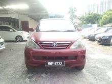 2005 Toyota Avanza 1.3 (M) Ccris B/List Boleh Loan