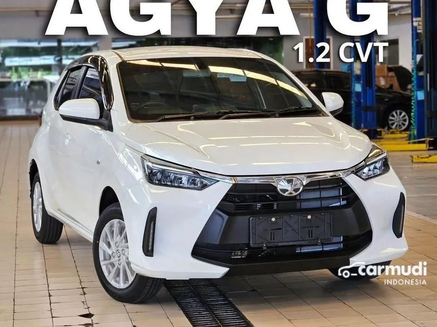 Jual Mobil Toyota Agya 2024 G 1.2 di Jawa Barat Manual Hatchback Putih Rp 168.000.000