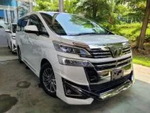 2018 Toyota Vellfire 3.5 Executive Lounge Z MPV 3.5 EL 3 LED Modelista Kit JBL HT 360 Camera PCS LKA BSM DIM Unreg
