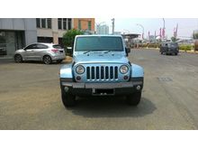Jeep Wrangler Sahara 3.6 4D 4x4 Pentastar Arctic Limited Edition Biru Pemakaian 2013