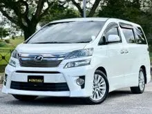 2013 Toyota VELLFIRE X 2.4 AT 8-SEATER, FACELIFT, REG 2017