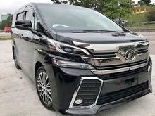 2017 Toyota Vellfire 2.5 ZG JBL, sROOF, 360 CAM, PRE CRUSH